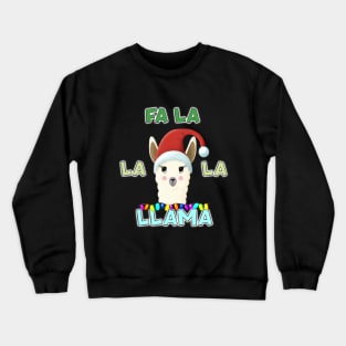 Singing Llama - Deck the Halls Crewneck Sweatshirt